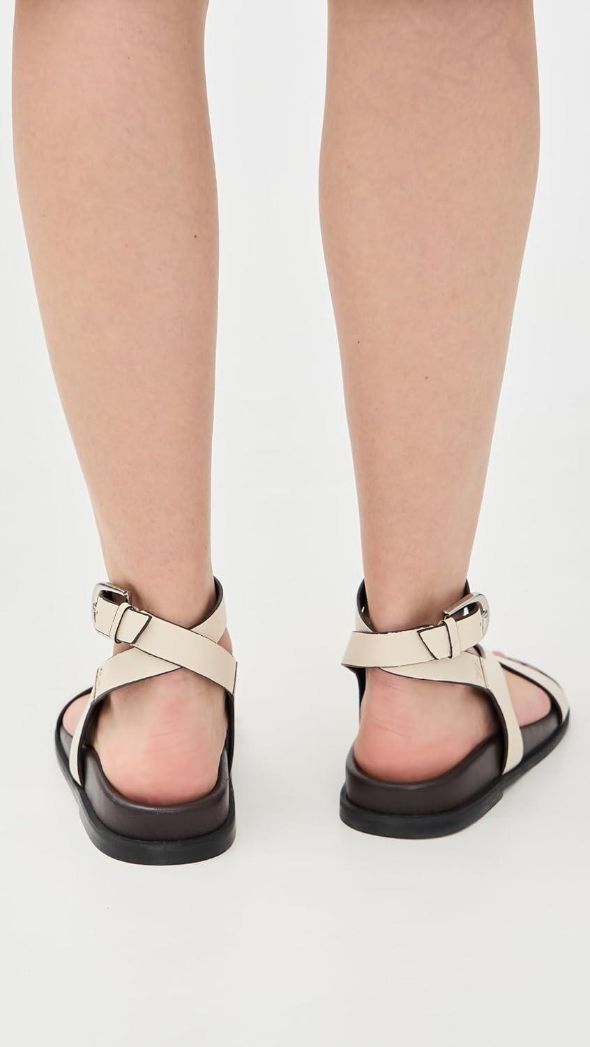 imageFree People Womens Anya CrissCross Footbed SandalsEcru