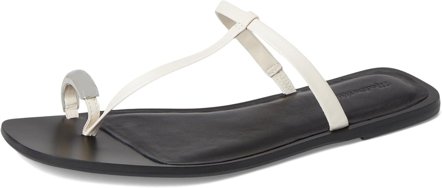 imageMadewell Womens Lala Thong SandalsHardware Ballet FlatIvory