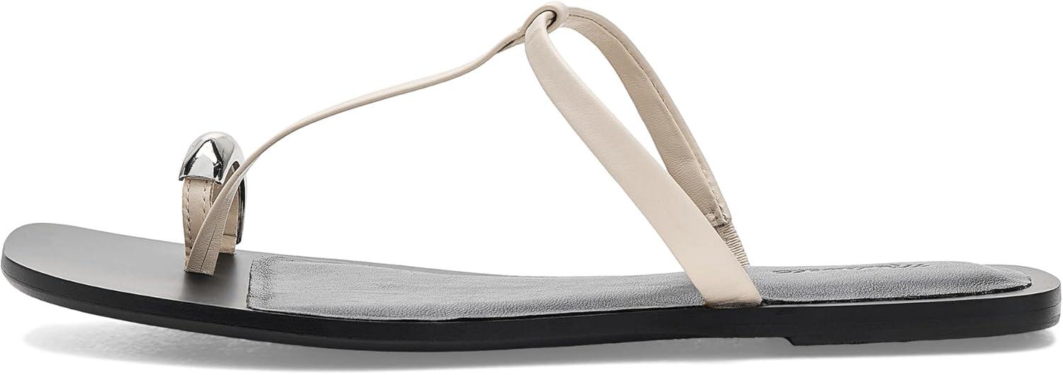 imageMadewell Womens Lala Thong SandalsHardware Ballet FlatIvory