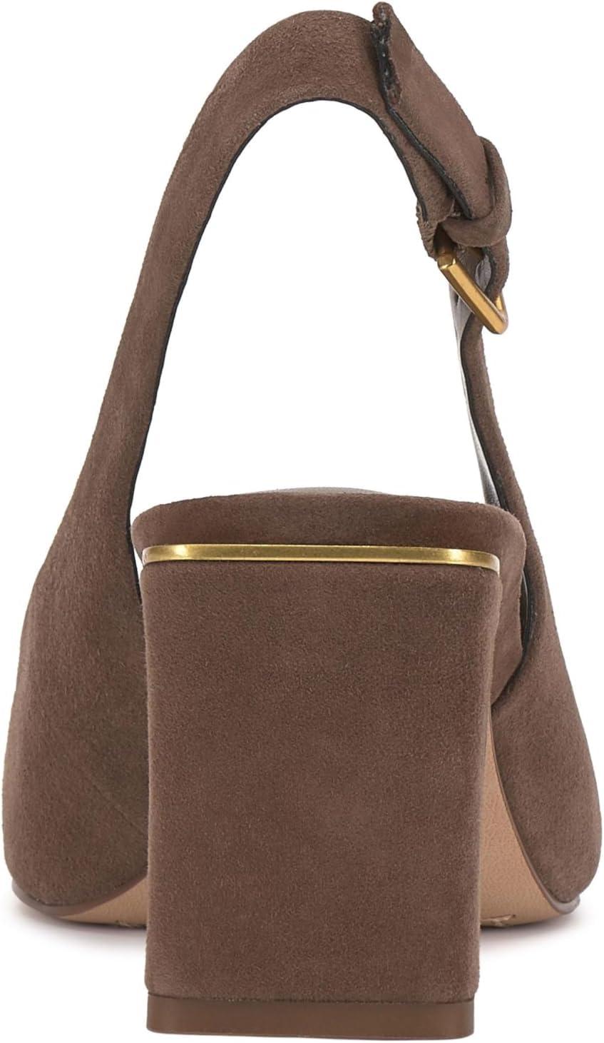 imageVince Camuto Womens Hamden Buckle Slingback PumpToasted Taupe