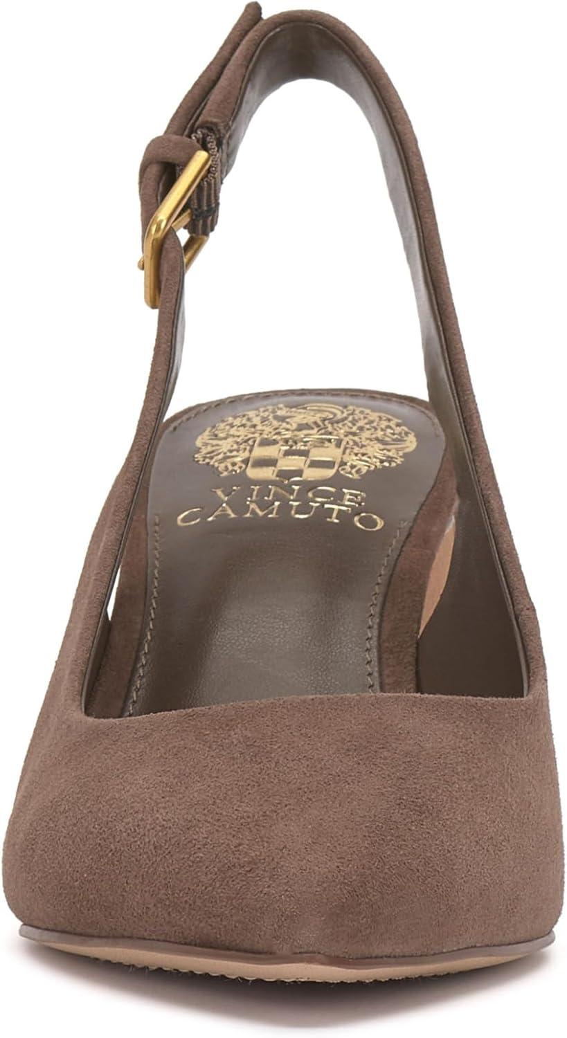 imageVince Camuto Womens Hamden Buckle Slingback PumpToasted Taupe