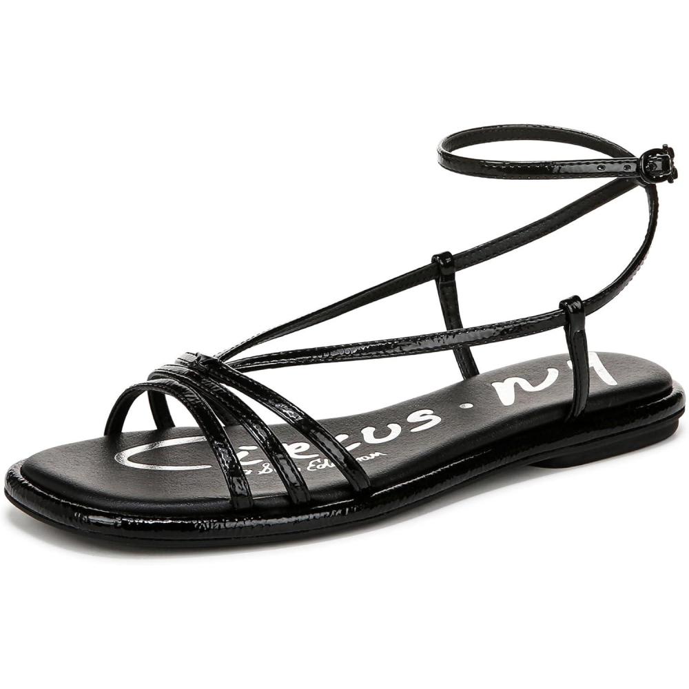imageCircus NY by Sam Edelman Womens Olana Flat SandalBlack Patent