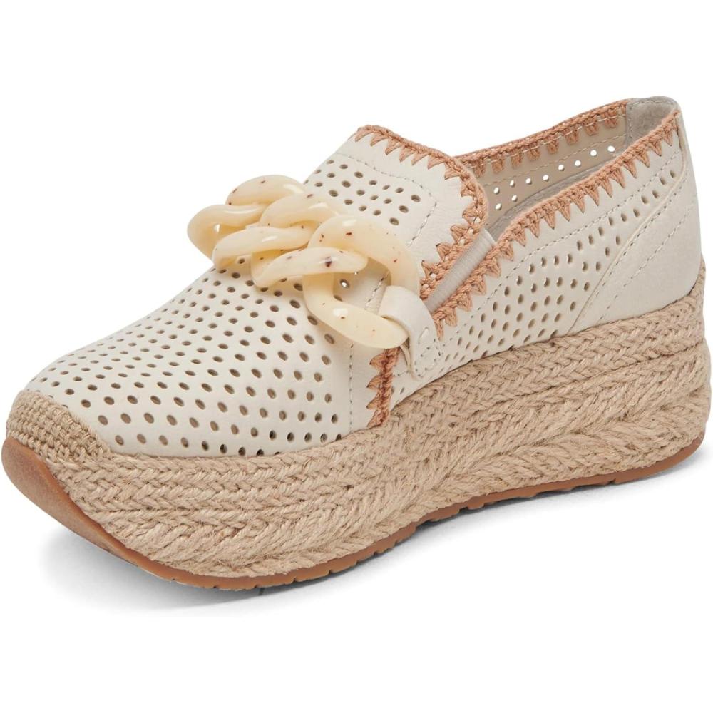 imageDolce Vita Womens Jhenee Espadrille PerfIvory Perforated Nubuck