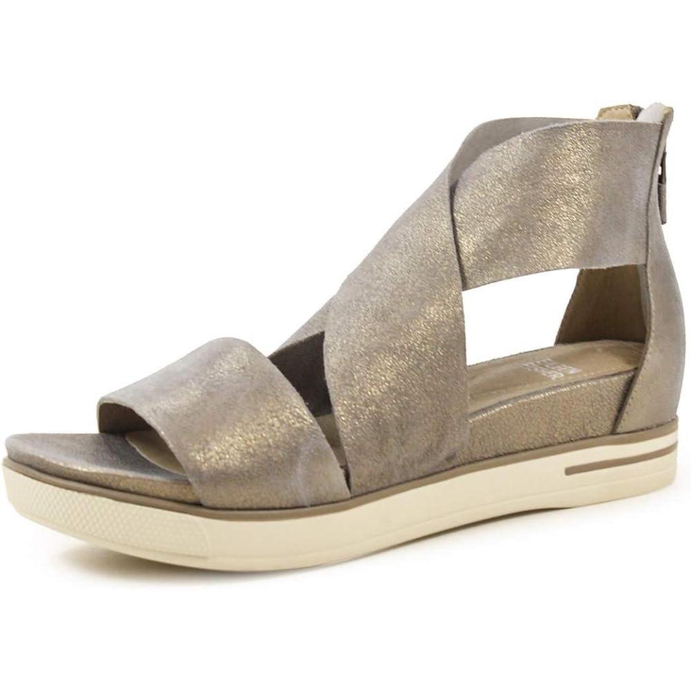 imageEileen Fisher Womens Sport SandalPlatinum Metallic Suede