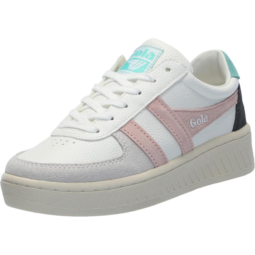 imageGola Womens Daytona MirrorSneakerWhitePearl PinkSea Mist