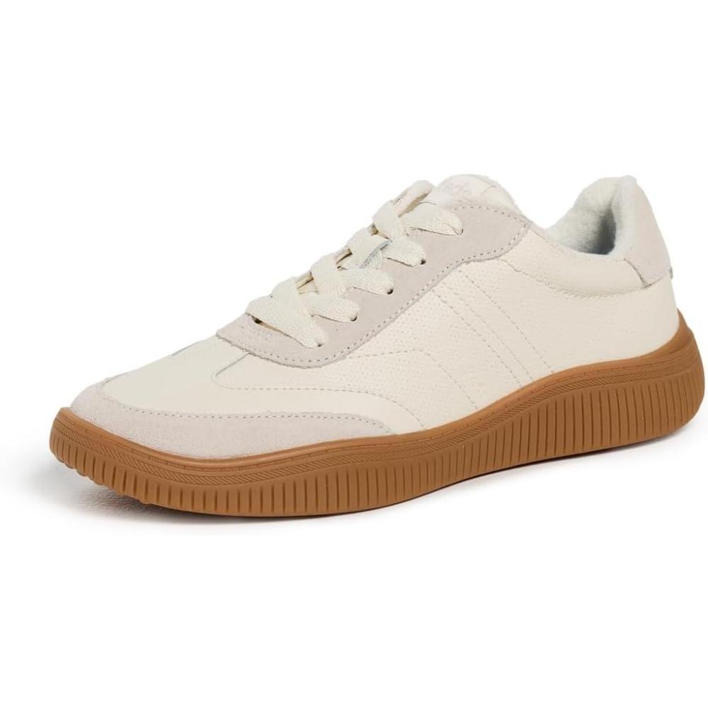 imageKeds Womens Contest Lace Up Fashion SneakerOatmealTaupe Perf LeatherSuede