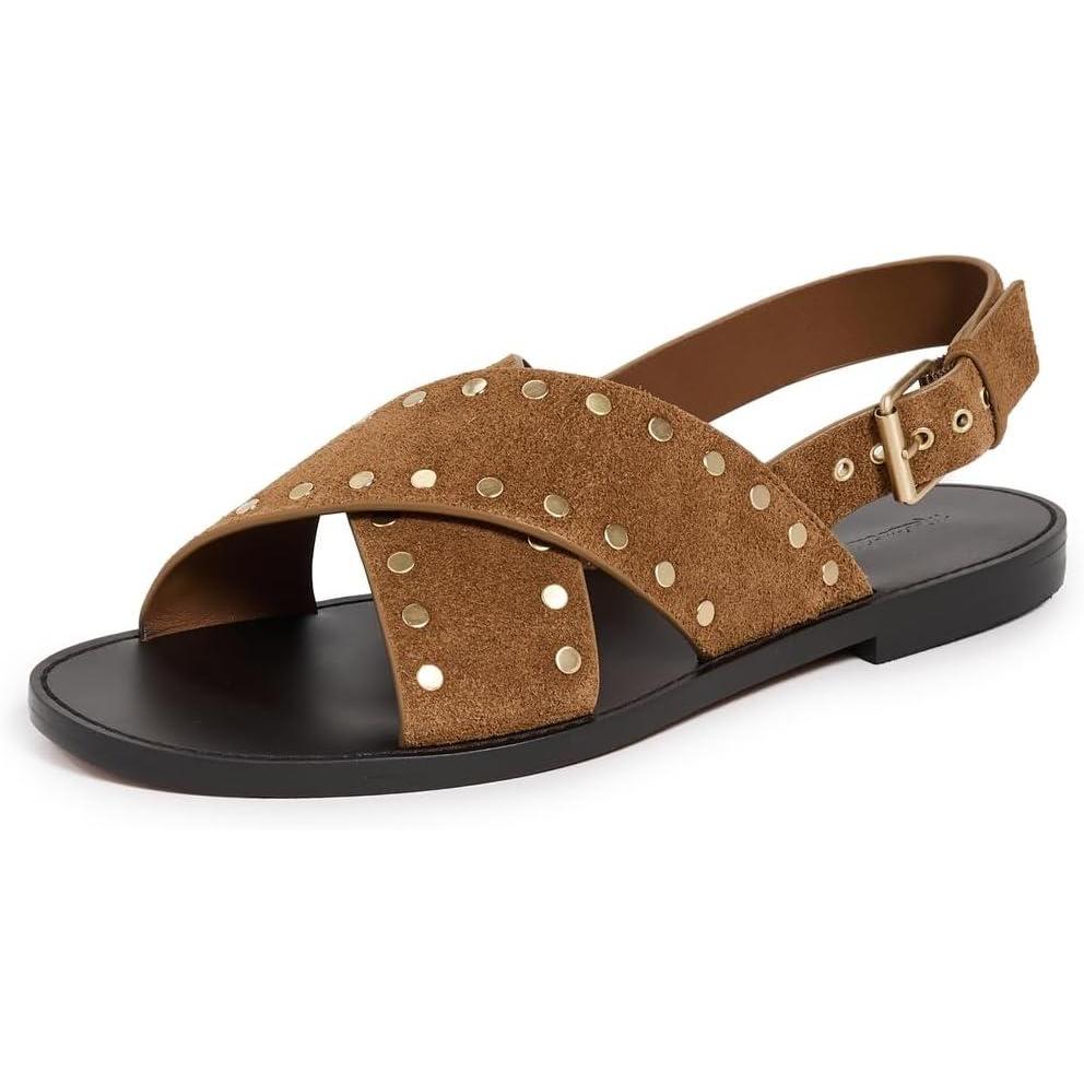 imageMadewell Womens The Tuley Crossover SandalDried Acorn WStuds
