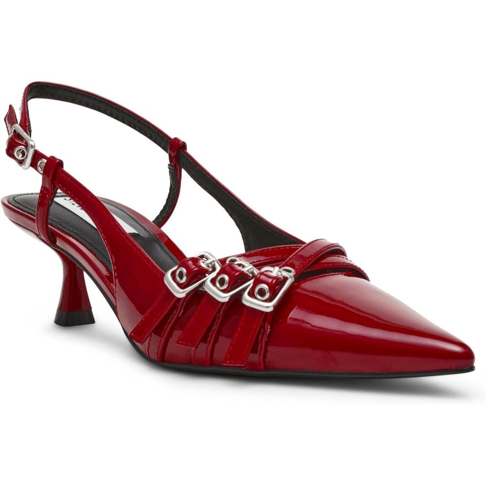 imageSteve Madden Womens Loca PumpRed Patent