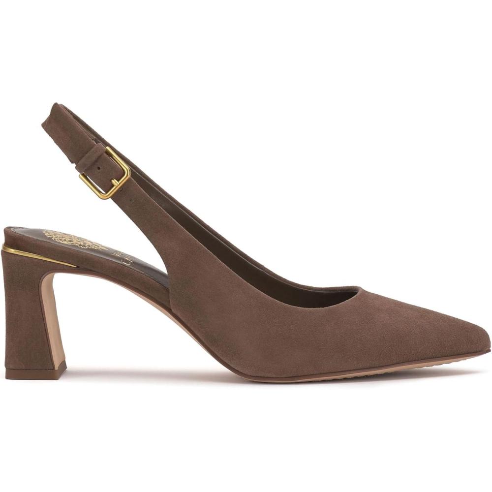 imageVince Camuto Womens Hamden Buckle Slingback PumpToasted Taupe