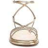 Circus NY by Sam Edelman Women’s Olana Flat Sandal(Gold Leaf)