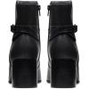 Clarks Women’s Keirsta Haley Fashion Boot(Black Leather)