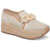 Dolce Vita Womens Jhenee Espadrille Perf(Ivory Perforated Nubuck)