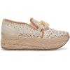 Dolce Vita Womens Jhenee Espadrille Perf(Ivory Perforated Nubuck)