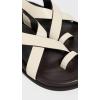 Free People Women’s Anya Criss-Cross Footbed Sandals(Ecru)