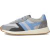 Gola Womens Daytona MirrorSneaker(Light Grey/Vista Blue/Vista Blue)