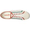 Gola Womens Daytona MirrorSneaker(Off-white/Moody Orange/Green)