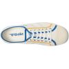 Gola Womens Daytona MirrorSneaker(Off-white/Sapphire/Sun)