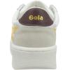 Gola Womens Daytona MirrorSneaker(White Sun Burgundy)