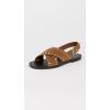 Madewell Women’s The Tuley Crossover Sandal(Dried Acorn W/Studs)