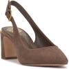 Vince Camuto Women’s Hamden Buckle Slingback Pump(Toasted Taupe)