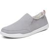 Vionic Womens Malibu Slip-on(Light Grey Canvas)