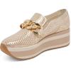 Dolce Vita Womens Jhenee Espadrille Perf(Light Gold)