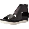 Eileen Fisher Women’s Sport Sandal(Black Tumbled Leather)