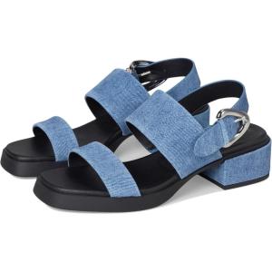 Aerosoles Women’s Dantay Heeled Sandal(Blue Jean Denim Suede)