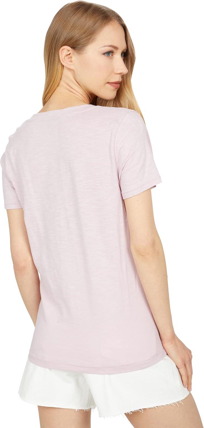 imageMadewell Womens Whisper Cotton Rib Crewneck TeeClassic Lilac