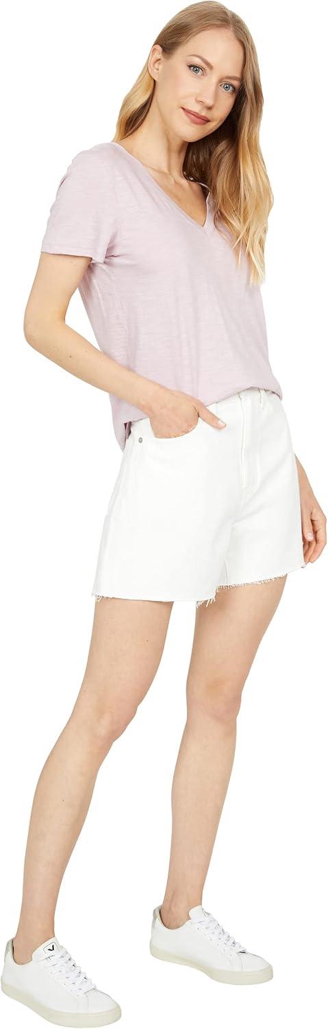 imageMadewell Womens Whisper Cotton Rib Crewneck TeeClassic Lilac