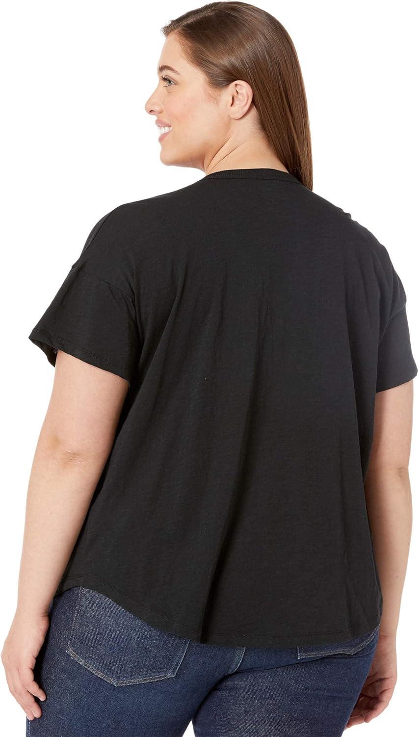 imageMadewell Womens Whisper Cotton Rib Crewneck TeeTrue Black