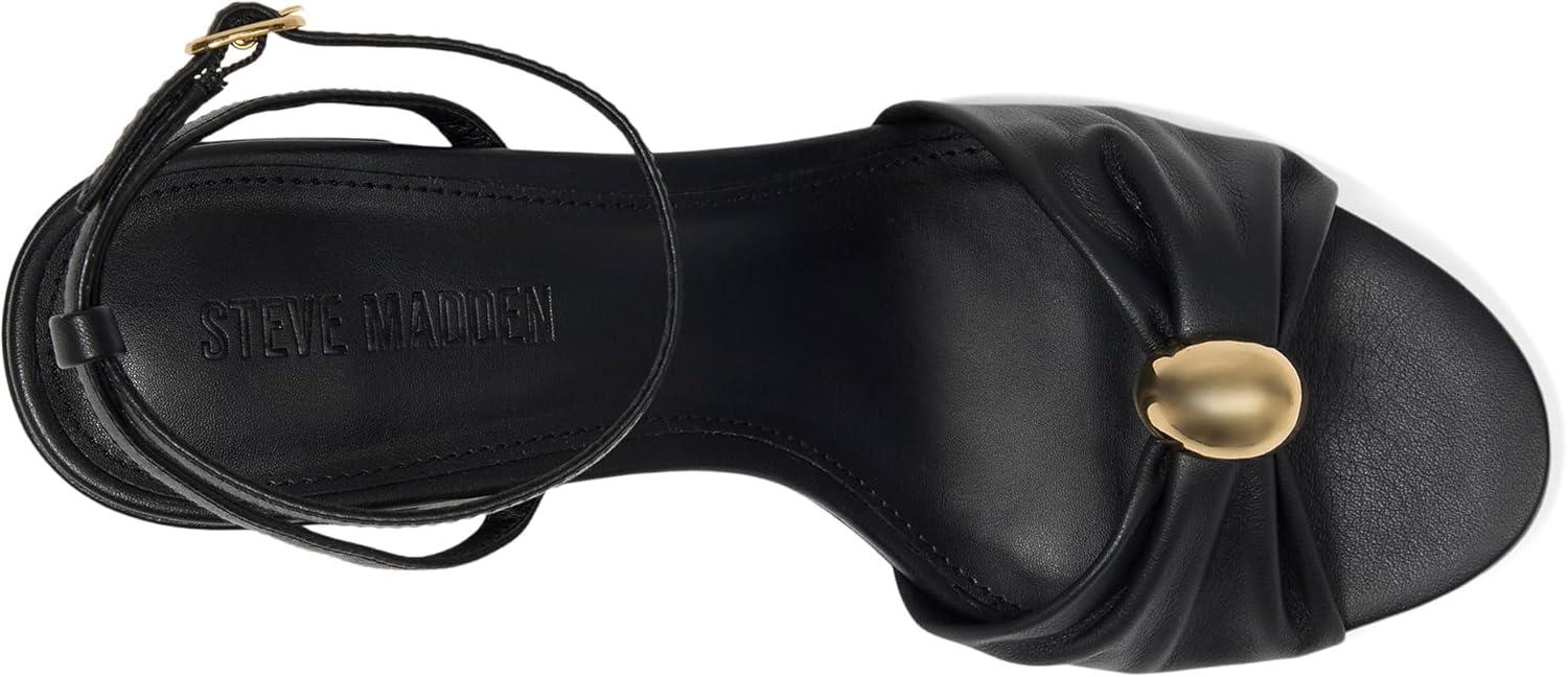 imageSteve Madden Womens Caden Heeled SandalBlack Leather