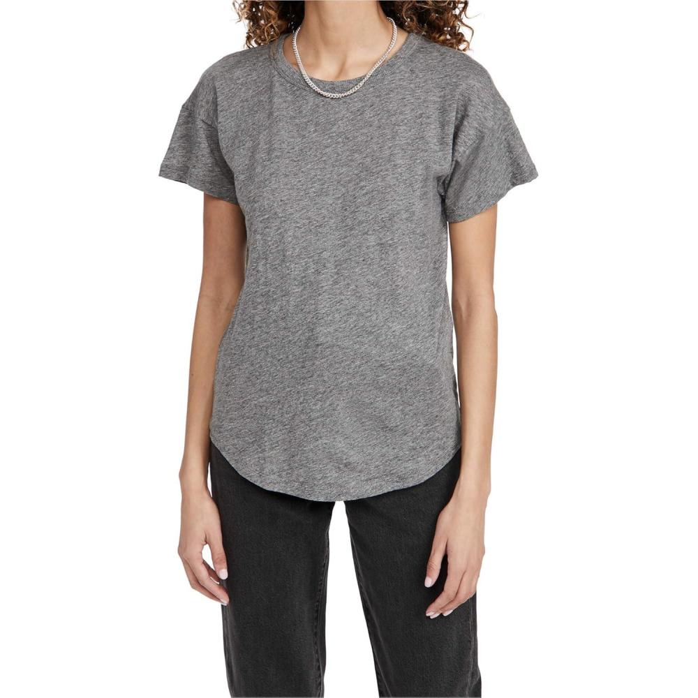 imageMadewell Womens Whisper Cotton Rib Crewneck TeeHeather Iron