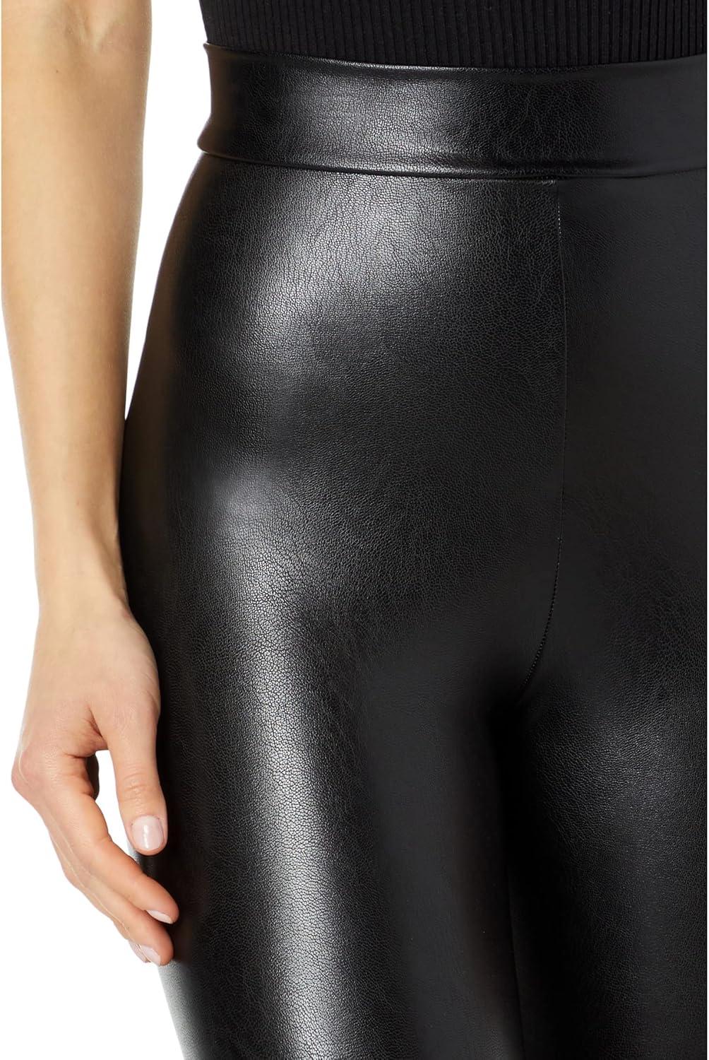 imagecommando Faux Leather Stirrup Leggings SLG79