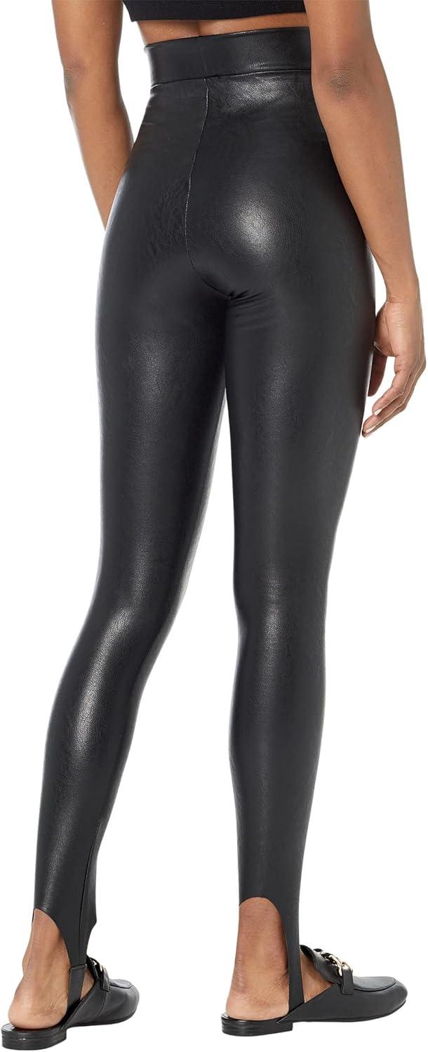 imagecommando Faux Leather Stirrup Leggings SLG79