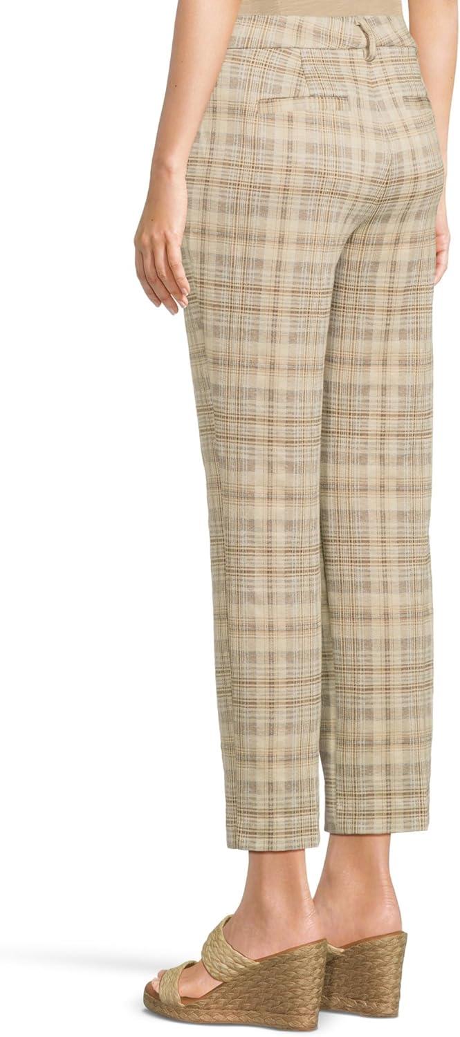 imageLiverpool Womens Kelsey HighRise TrousersKhakiCream Campbell Plaid