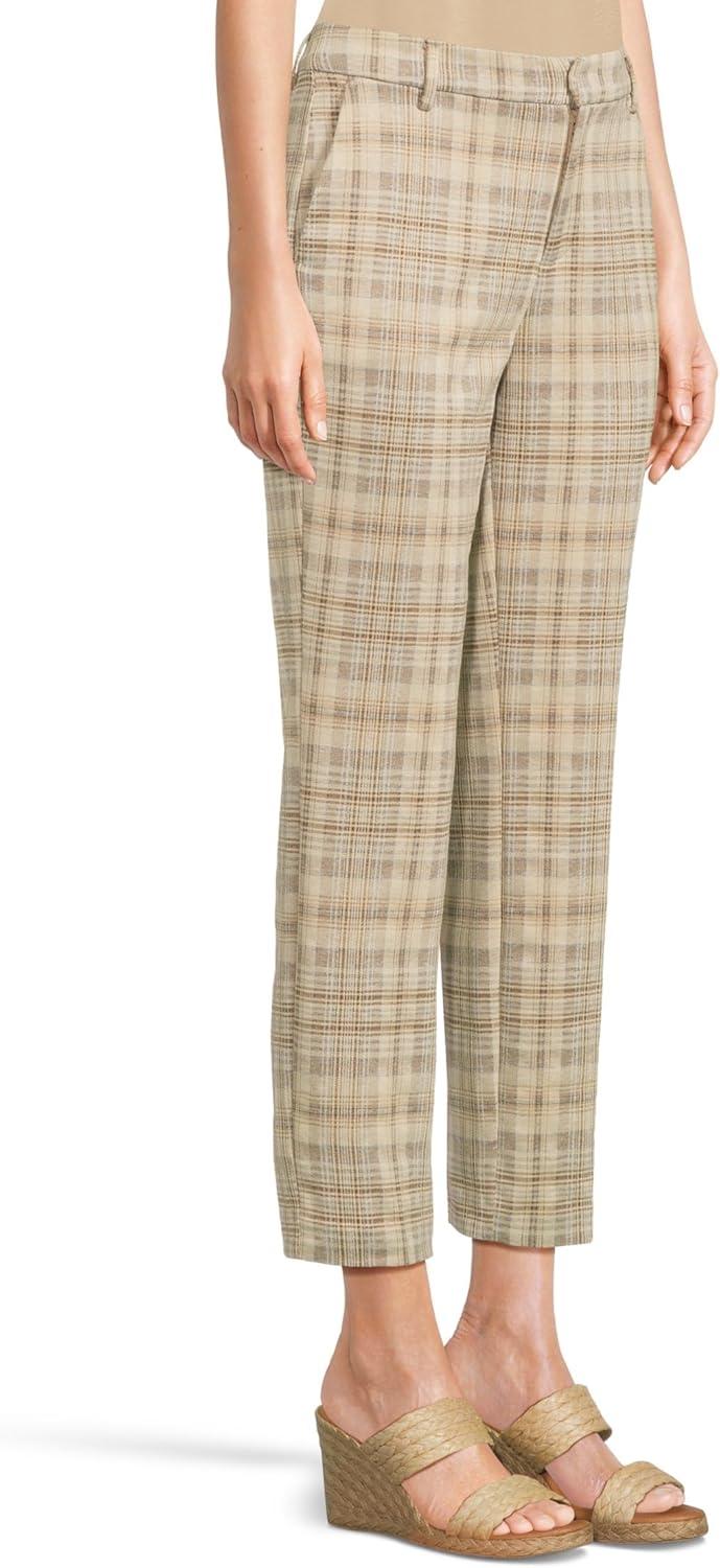 imageLiverpool Womens Kelsey HighRise TrousersKhakiCream Campbell Plaid