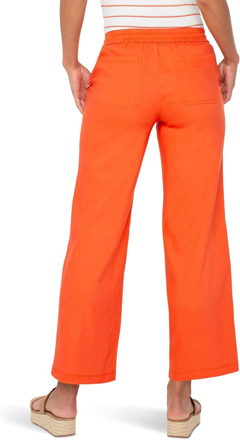imageLiverpool Womens MidRise Pullon Drawstring Waistband Wide Leg PantClementine