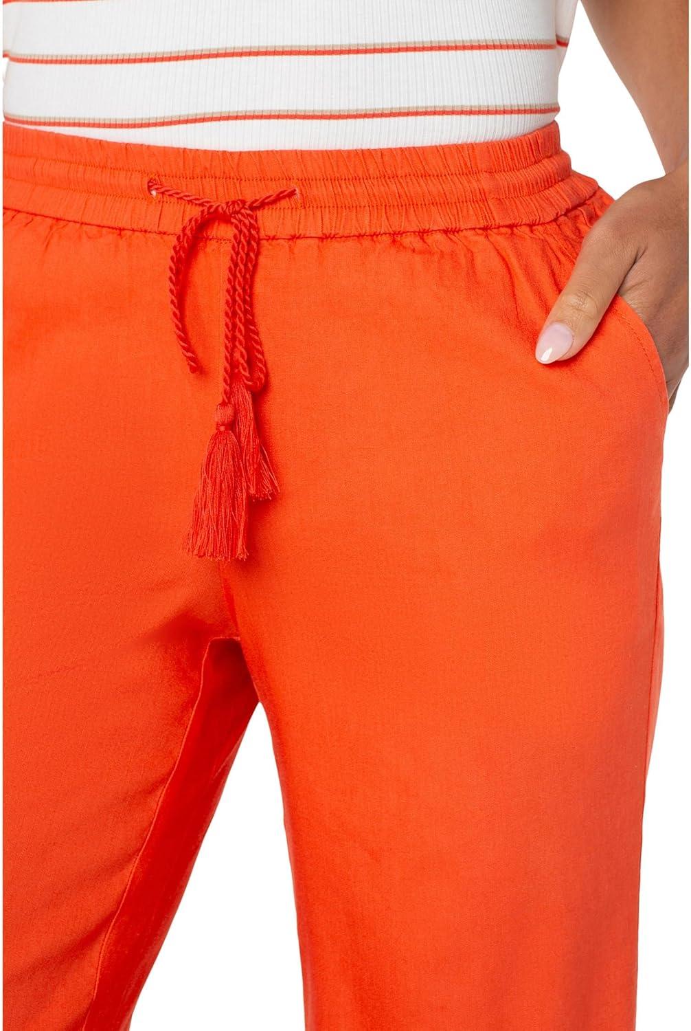 imageLiverpool Womens MidRise Pullon Drawstring Waistband Wide Leg PantClementine