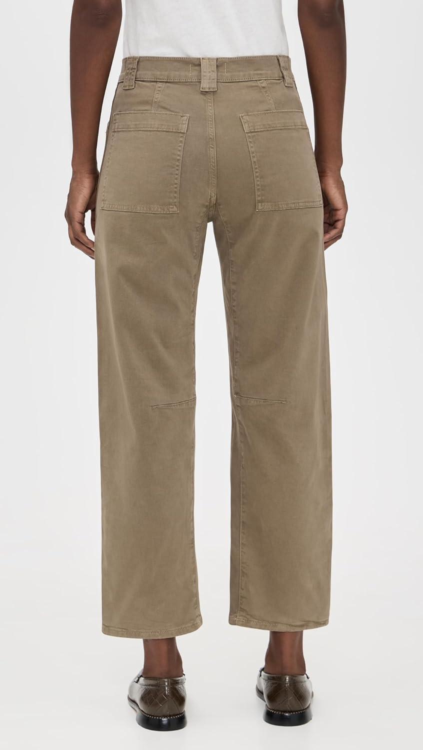 imageMadewell Womens Non Denim Utility Darted Barrel PantsSafari Khaki