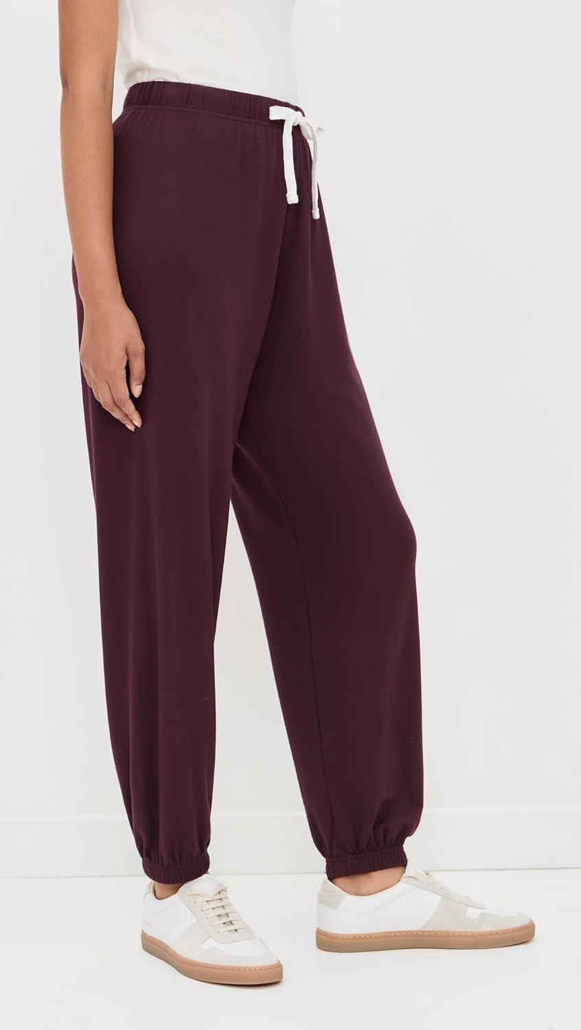 imageSPLITS59 Womens Andie Oversized Fleece SweatpantsDark Cherry