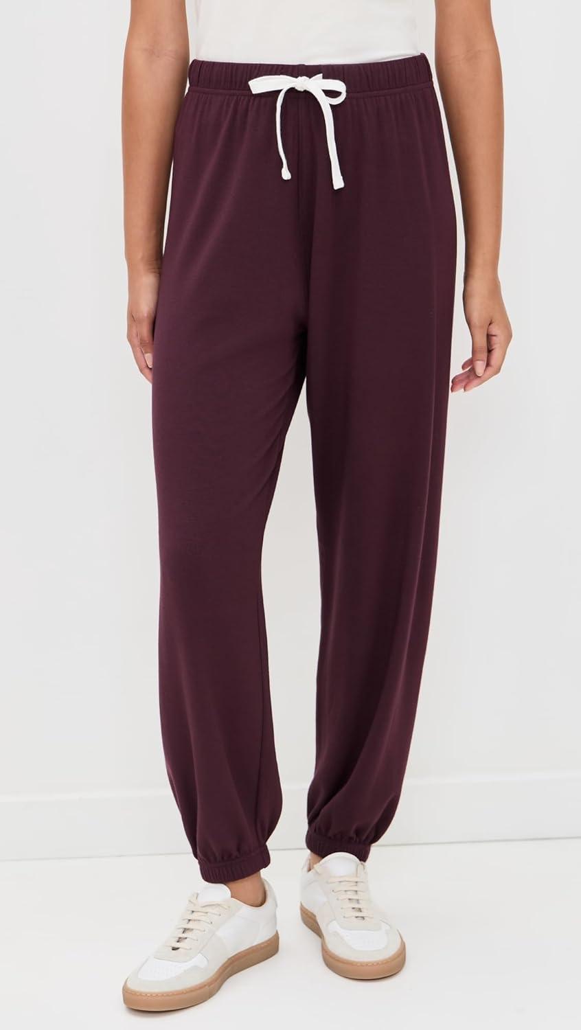 imageSPLITS59 Womens Andie Oversized Fleece SweatpantsDark Cherry
