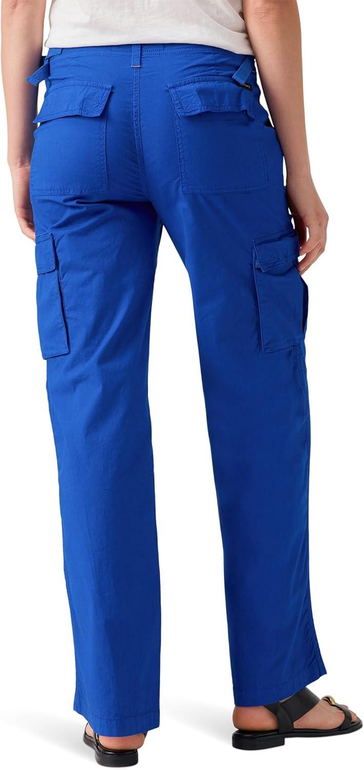 imageSanctuary Reissue Cargo Pants for Women Pure Cotton Construction Relaxed Fit Two Side Cargo PocketsOcean Blue