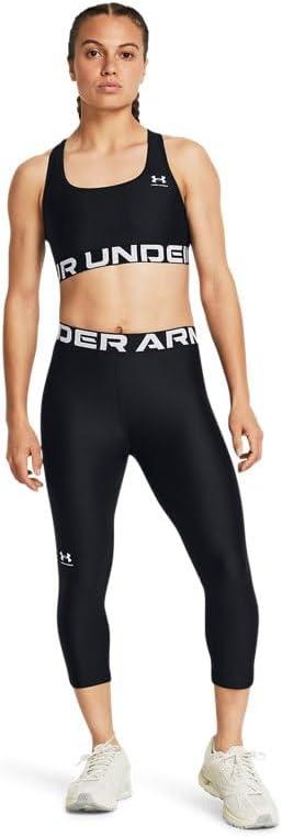 imageUnder Armour Womens HeatGear Authentics 34 LeggingsBlackWhite
