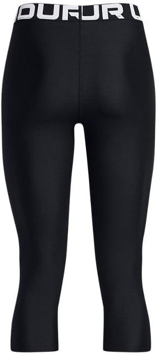 imageUnder Armour Womens HeatGear Authentics 34 LeggingsBlackWhite