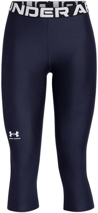 imageUnder Armour Womens HeatGear Authentics 34 LeggingsMidnight NavyWhite
