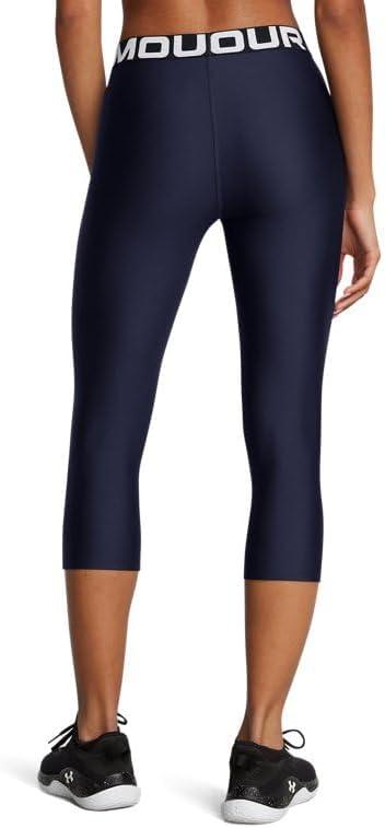 imageUnder Armour Womens HeatGear Authentics 34 LeggingsMidnight NavyWhite