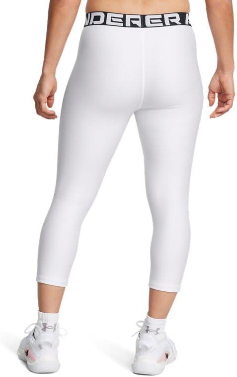 imageUnder Armour Womens HeatGear Authentics 34 LeggingsWhiteBlack