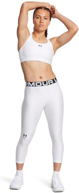 imageUnder Armour Womens HeatGear Authentics 34 LeggingsWhiteBlack