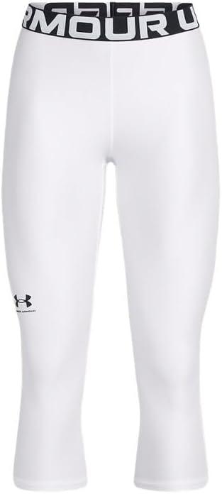 imageUnder Armour Womens HeatGear Authentics 34 LeggingsWhiteBlack